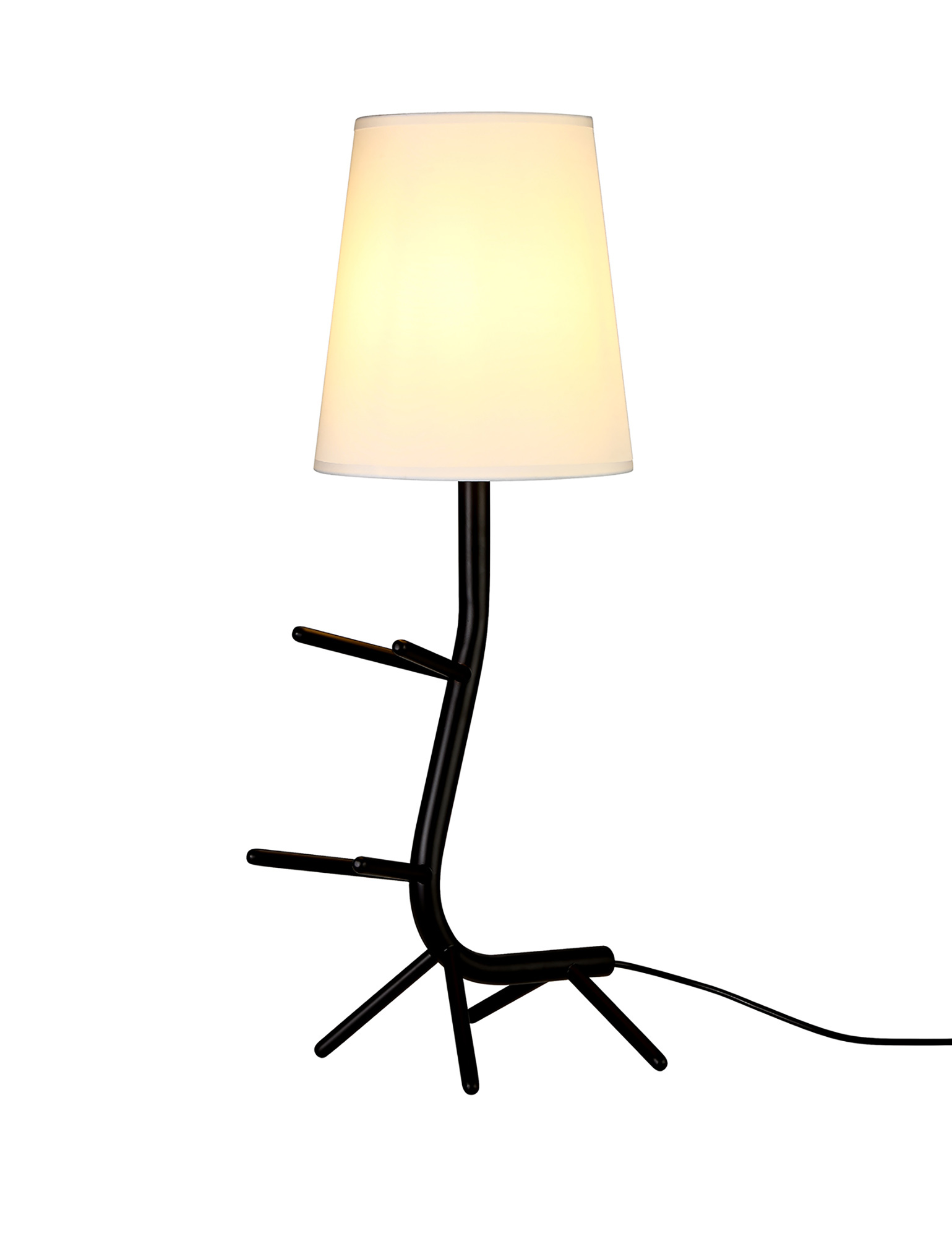 M7251  Centipede Table Lamp 1 Light Black